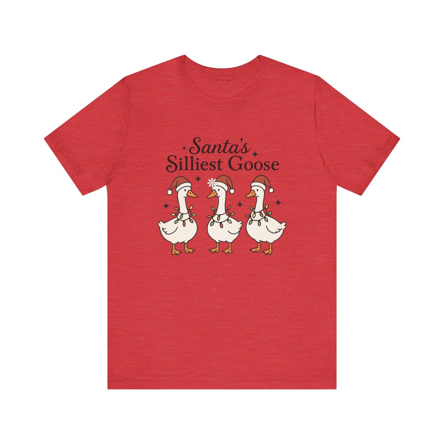 Santa's Silliest Goose Christmas T-Shirt