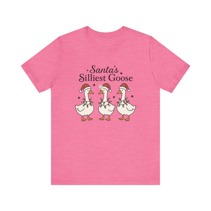 Santa's Silliest Goose Christmas T-Shirt
