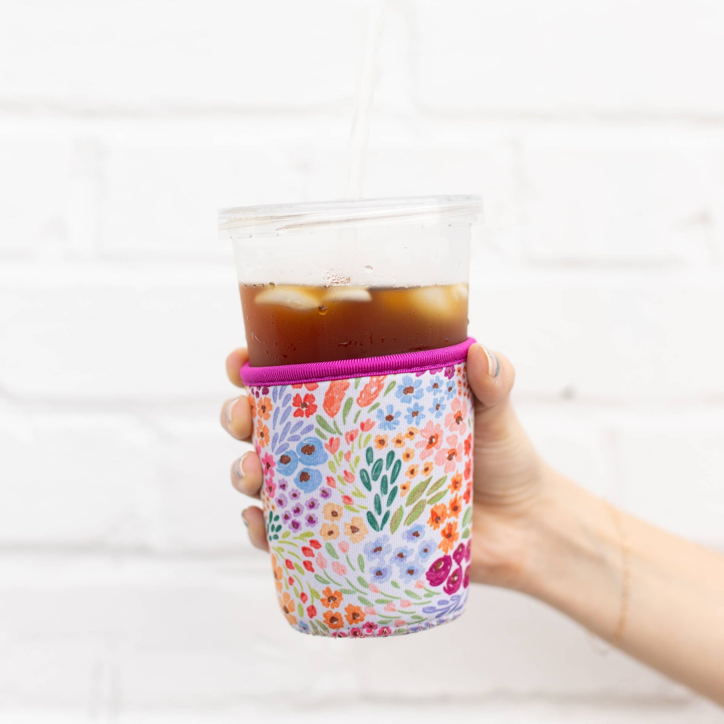Countryside Blooms Drink Sleeve | Iced Coffee, Drink Koozie