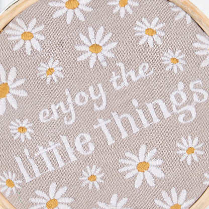 Enjoy The Little Things Hoop