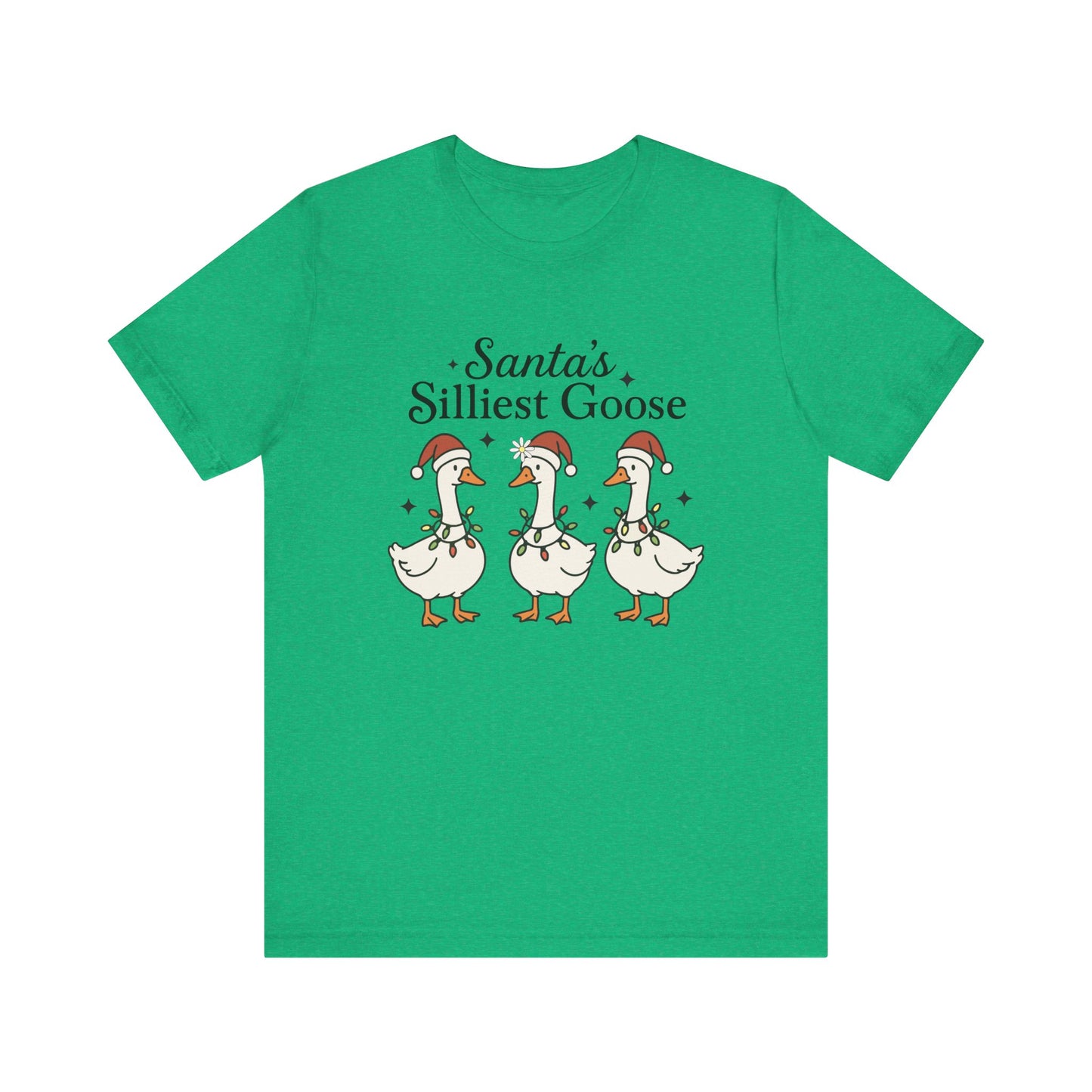 Santa's Silliest Goose Christmas T-Shirt