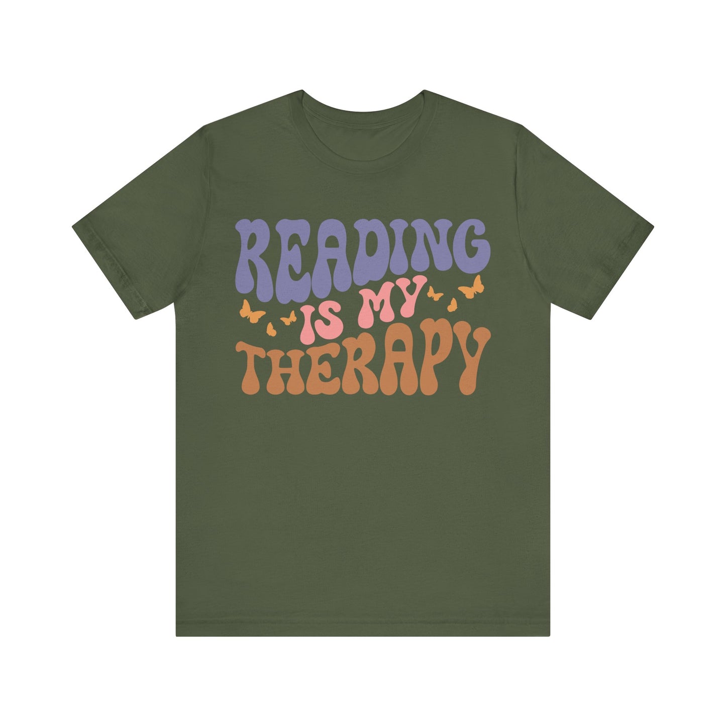 Reading is My Therapy Bookish T-Shirt