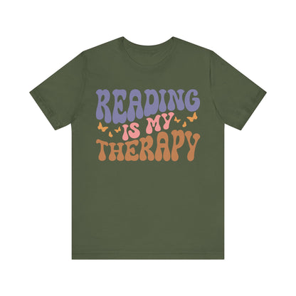 Reading is My Therapy Bookish T-Shirt