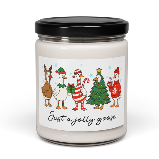 Just a Jolly Goose Christmas 9oz Scented Soy Candle