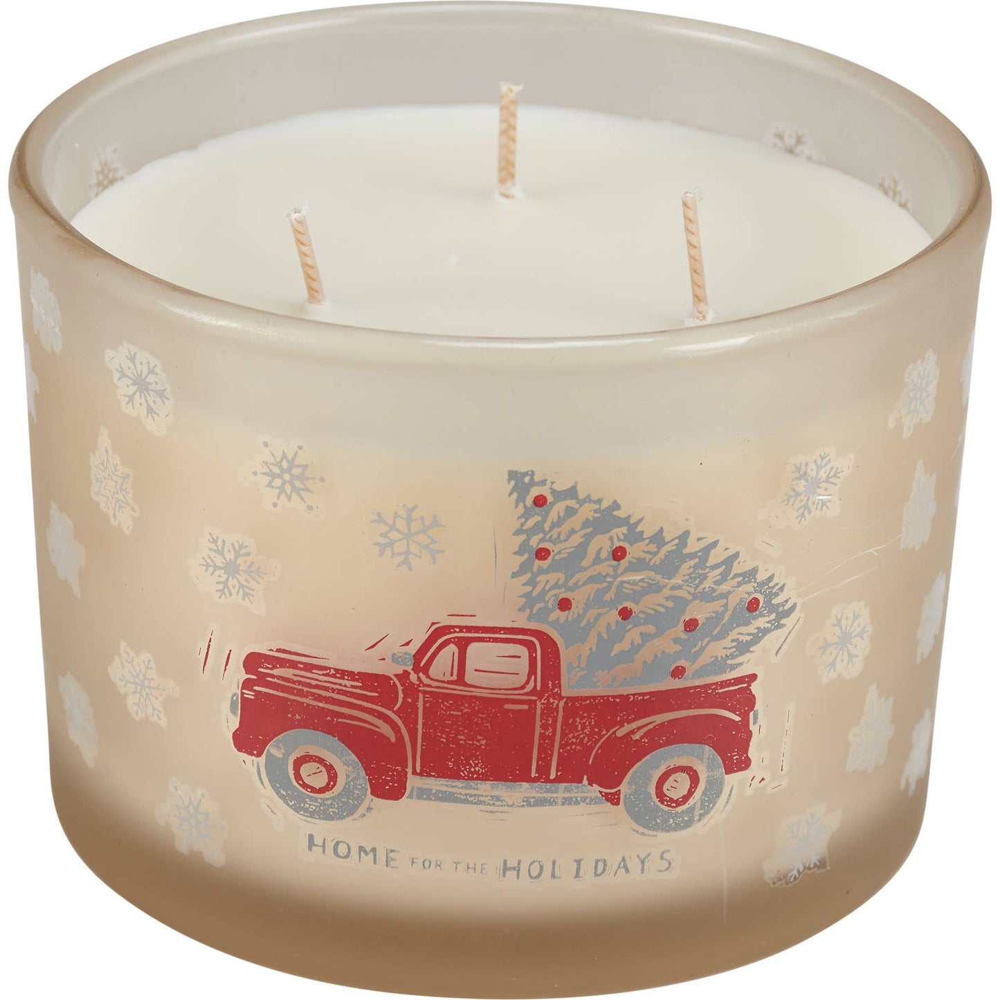 Home For The Holidays Red Truck - Peppermint Scented Christmas Candle