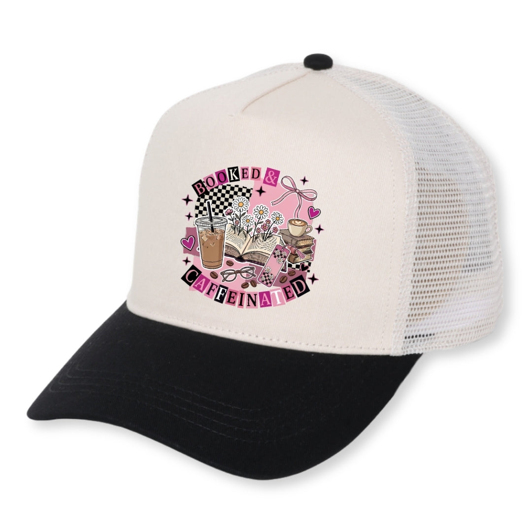 Booked & Caffeinated Hat Just So Happy