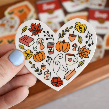 I Love Fall Sticker