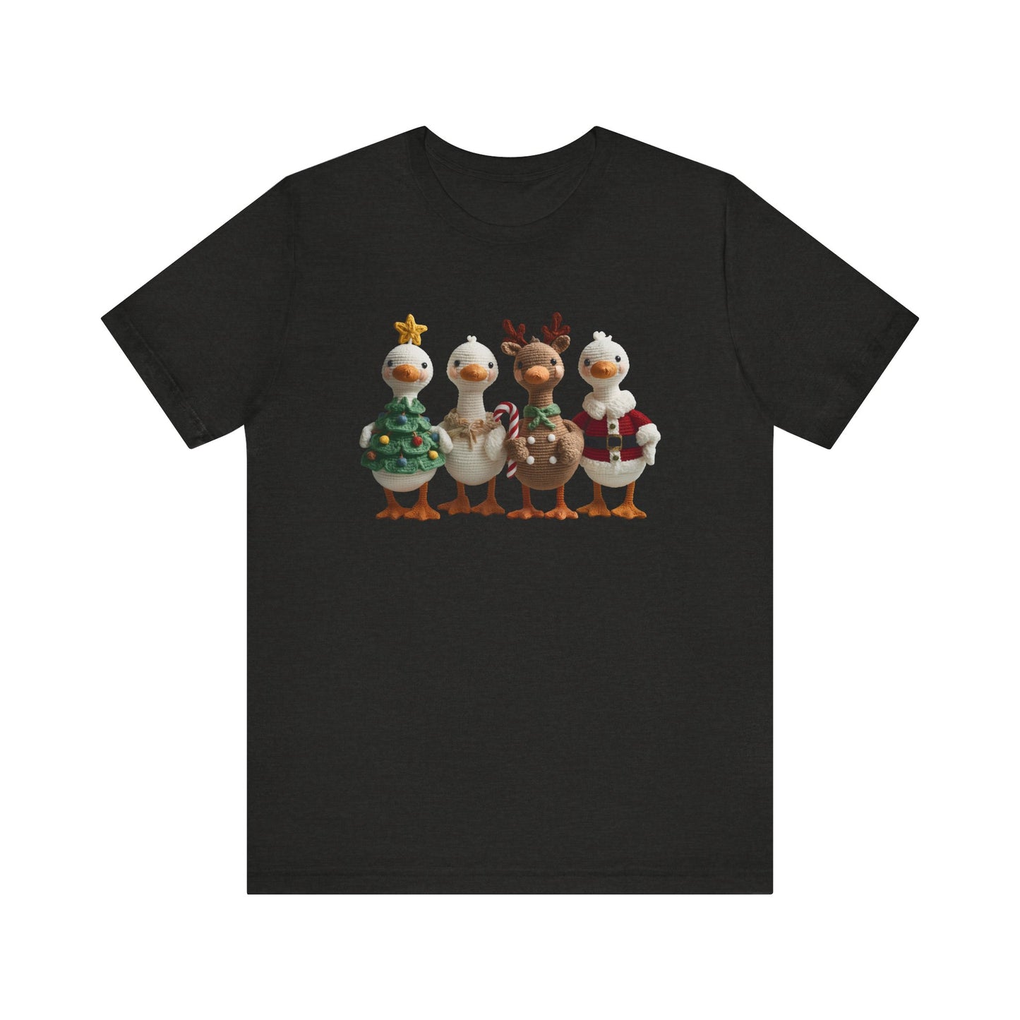 Silly Goose Gang Christmas T-Shirt - Faux Yarn