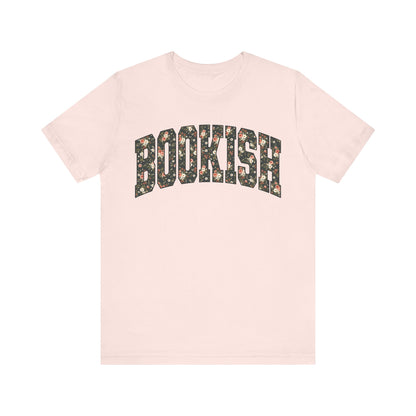 Bookish Floral College Print T-Shirt