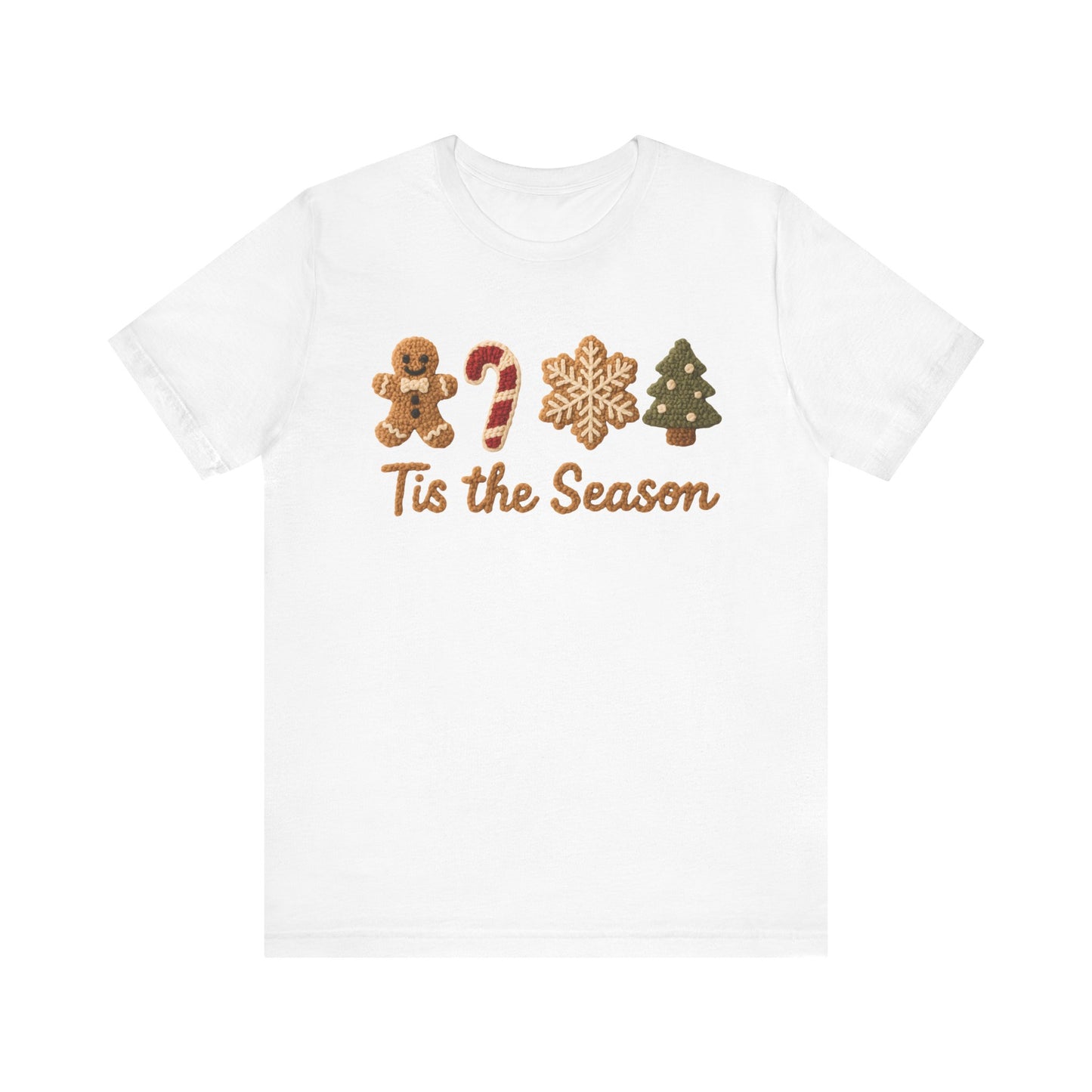 Tis the Season Christmas T-Shirt - Faux Yarn