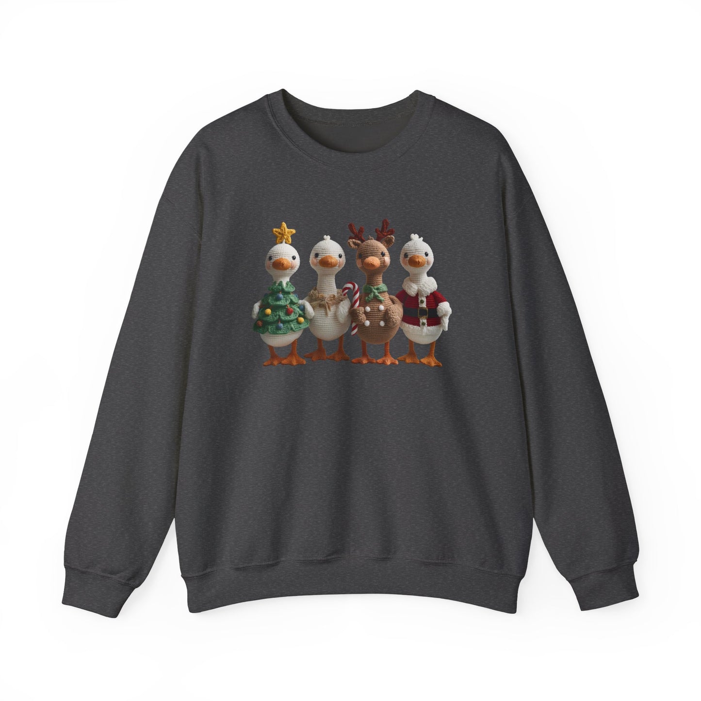 Silly Goose Gang Christmas Sweatshirt - Faux Yarn