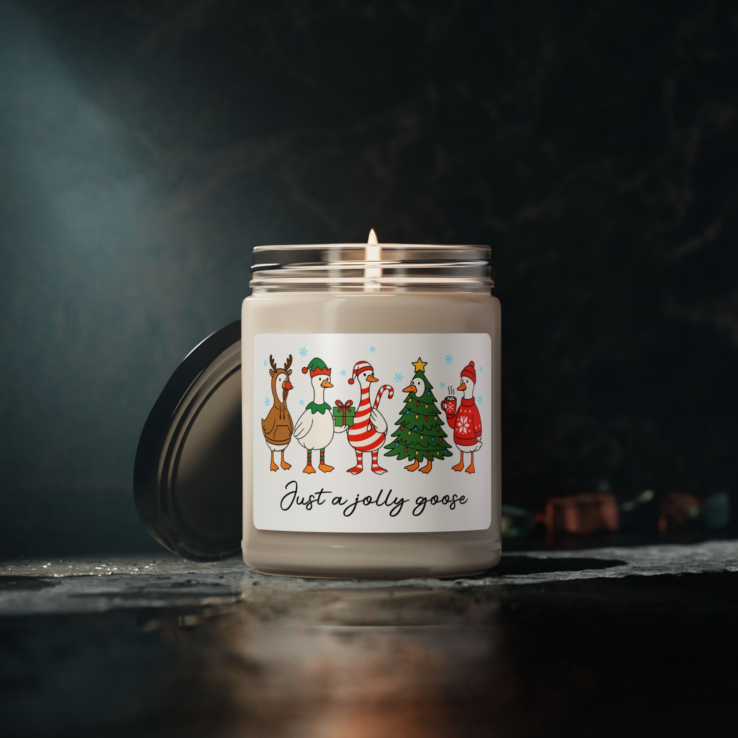 Just a Jolly Goose Christmas 9oz Scented Soy Candle