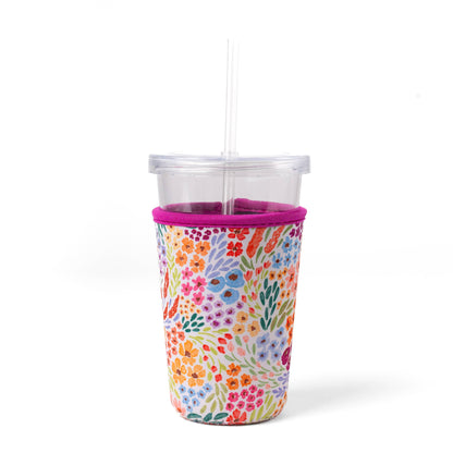 Countryside Blooms Drink Sleeve | Iced Coffee, Drink Koozie