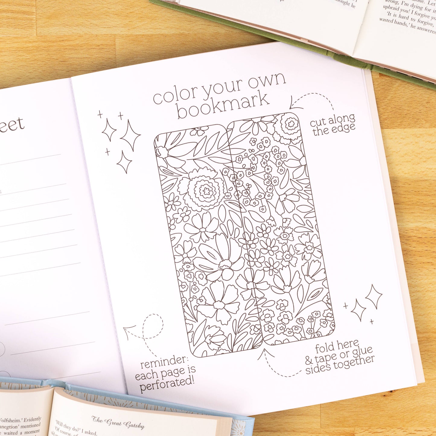 All Booked Up Coloring Book | Bookish & Reading