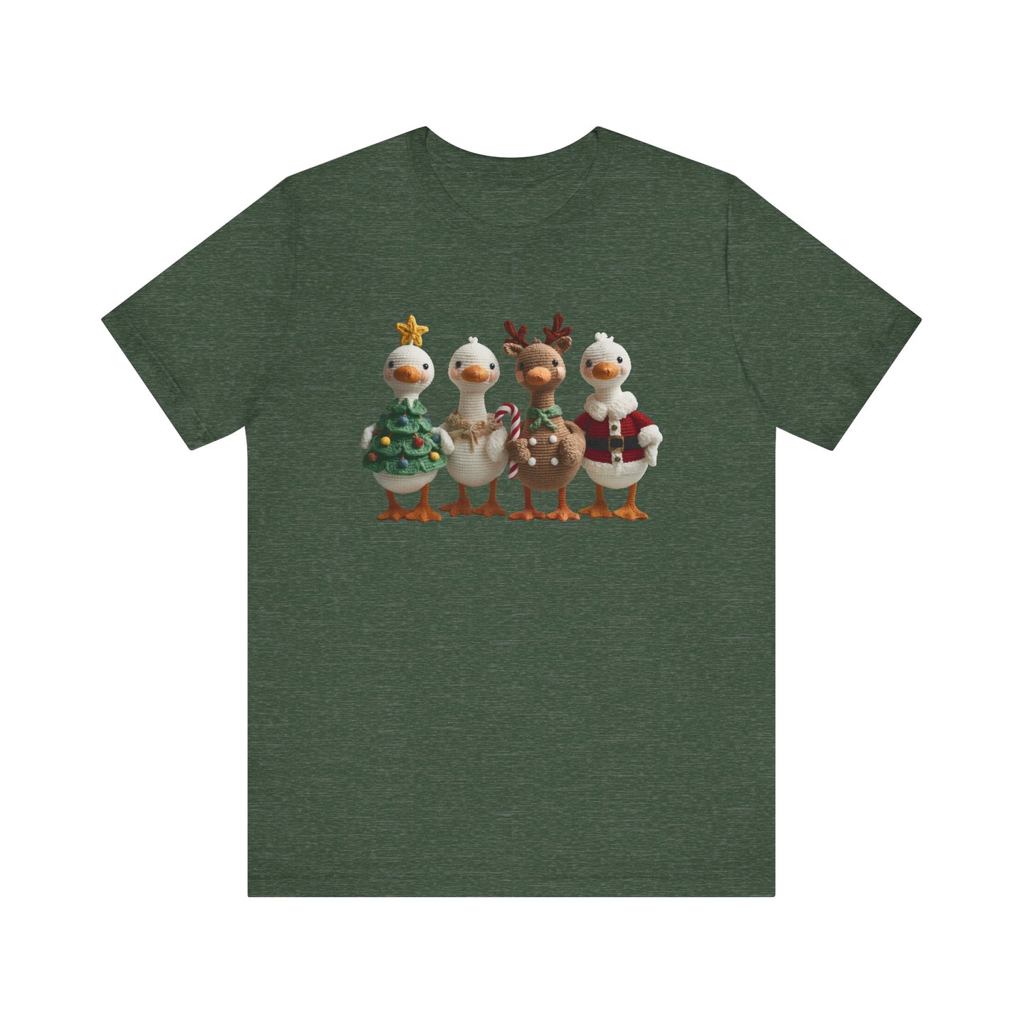 Silly Goose Gang Christmas T-Shirt - Faux Yarn