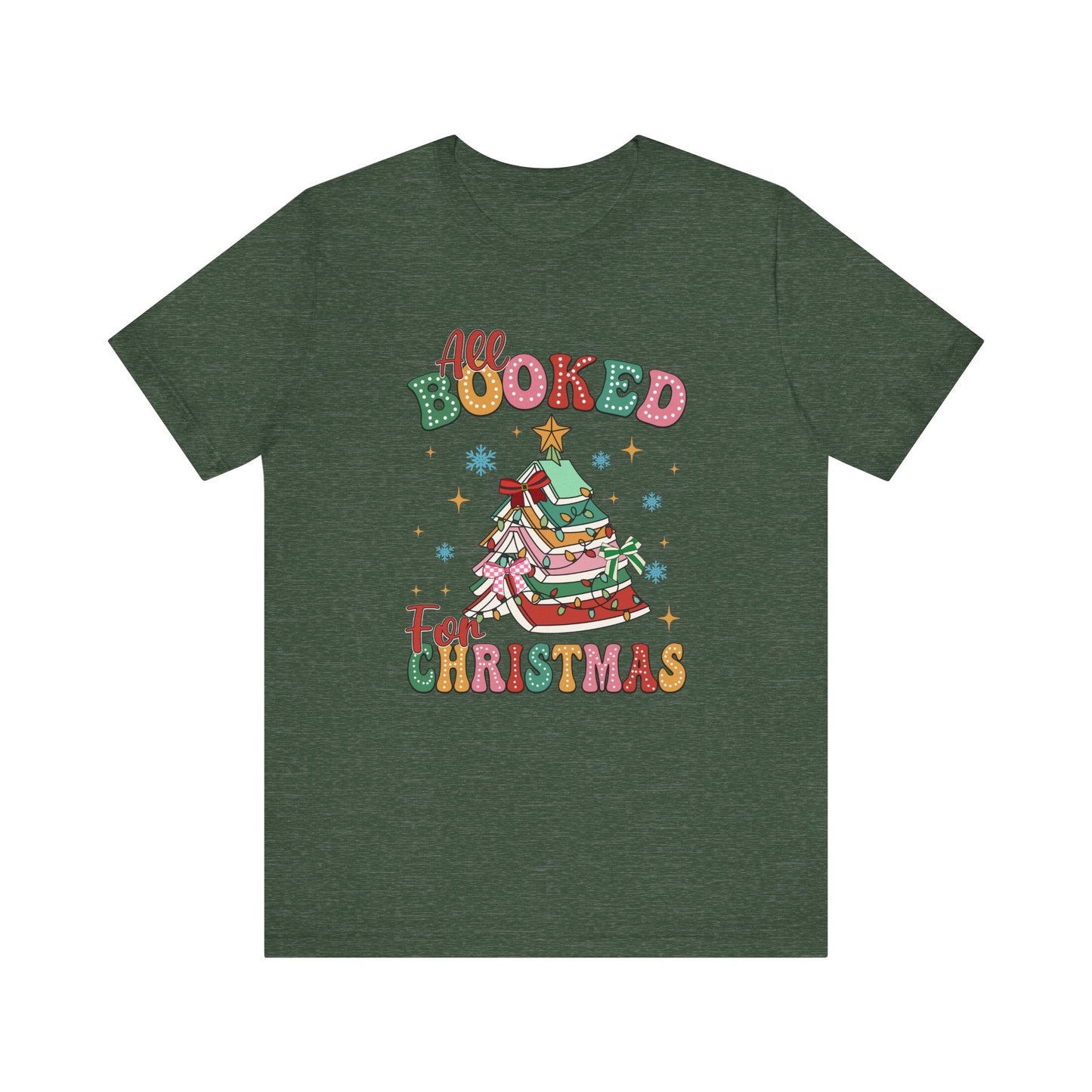 All Booked for Christmas T-Shirt