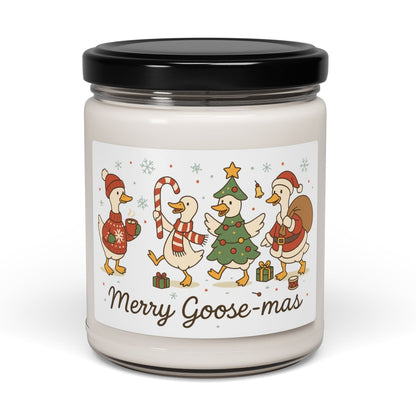 Merry Goosemas Christmas 9oz Scented Soy Candle