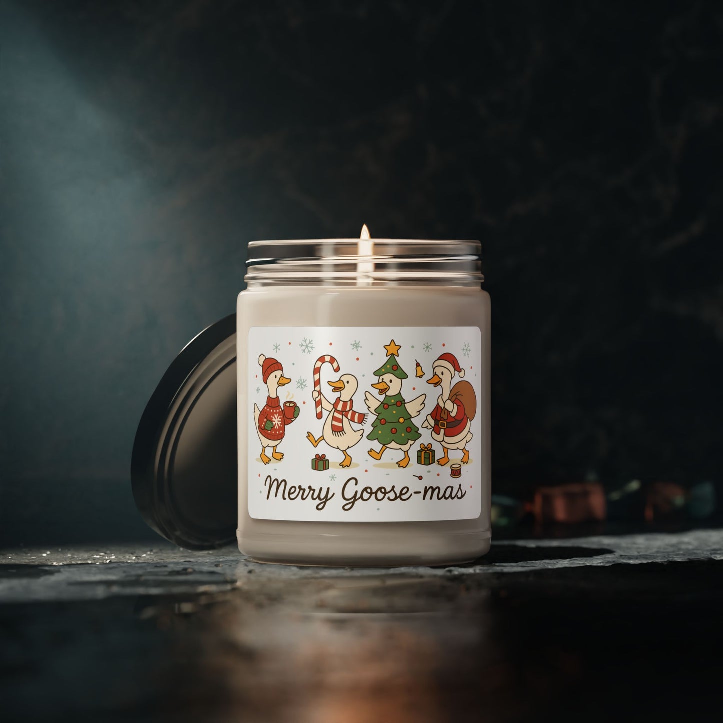 Merry Goosemas Christmas 9oz Scented Soy Candle