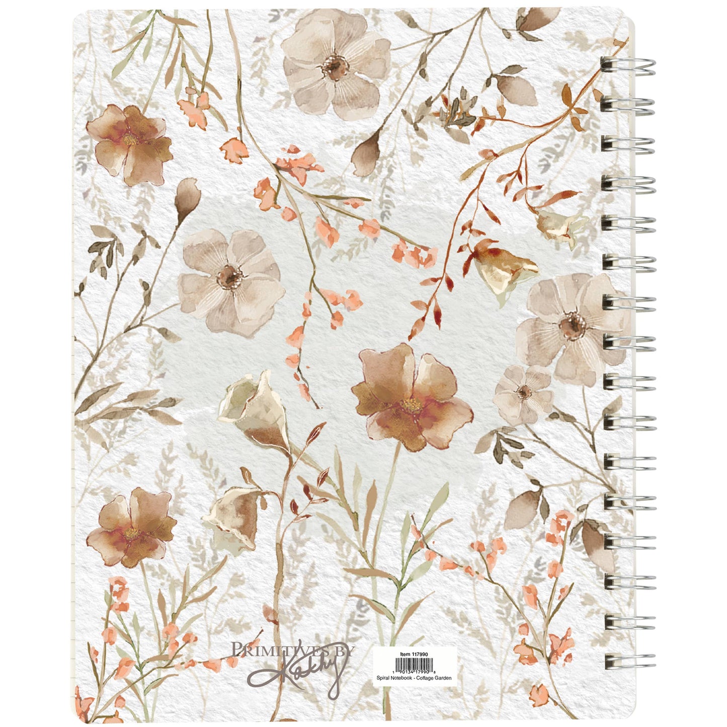 Cottage Garden Spiral Notebook