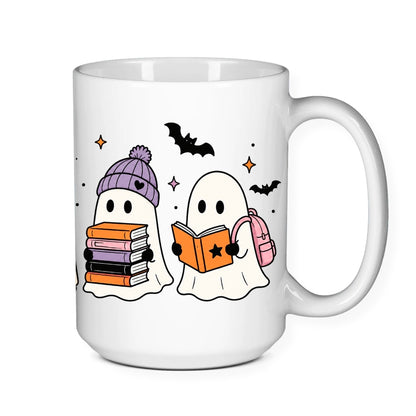 Ghosts Reading - Halloween Bookish Mug