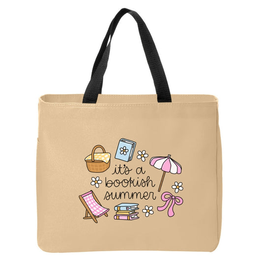 It's a Bookish Summer Doodles Tote Bag Just So Happy