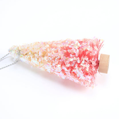 Retro Bottle Brush Tree Set - Christmas Ornaments