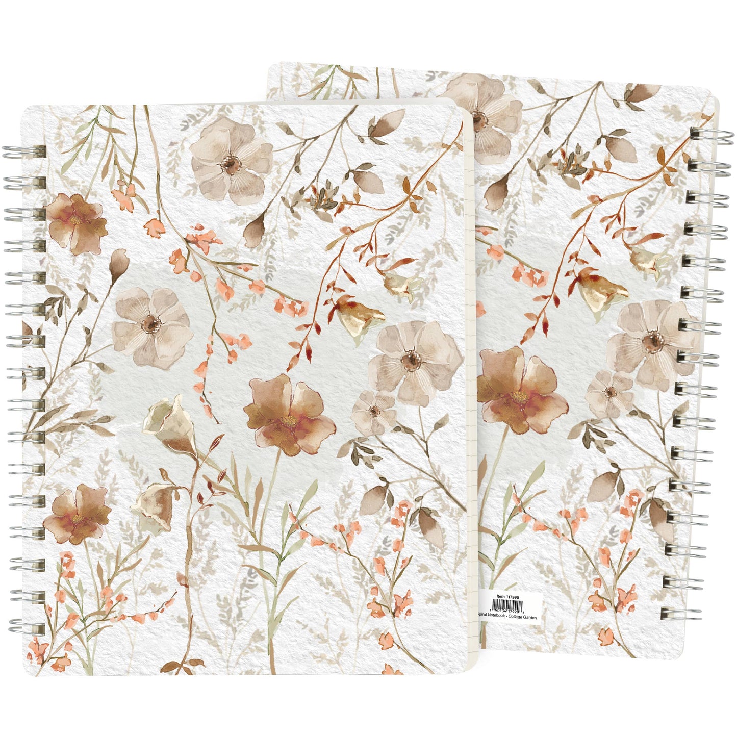Cottage Garden Spiral Notebook