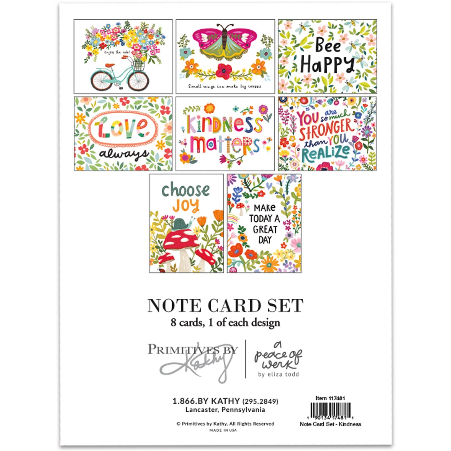 Kindness Note Card Set