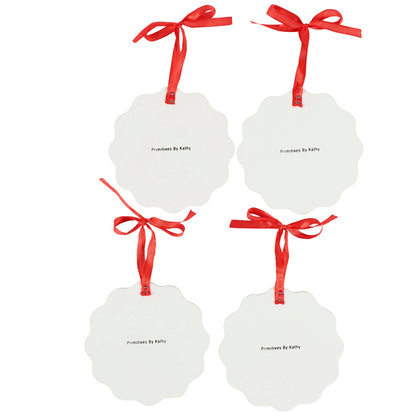 Cute Wooden Pastel Ornament Set