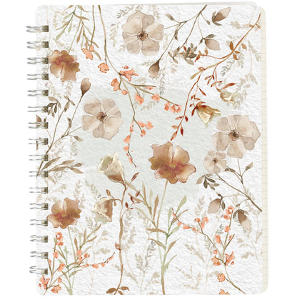 Cottage Garden Spiral Notebook