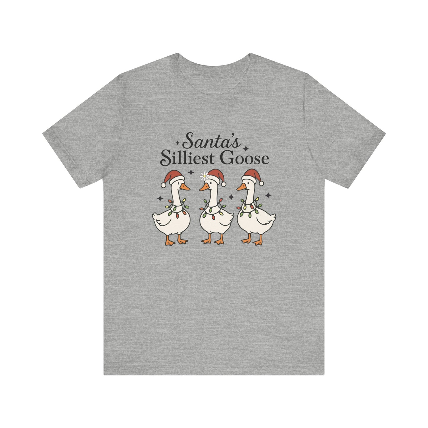 Santa's Silliest Goose Christmas T-Shirt