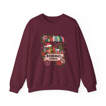 Bookmas Express Bookish Christmas Sweatshirt
