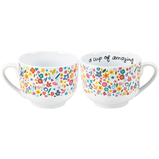 A Cup Of Amazing Mug Primitives by Kathy