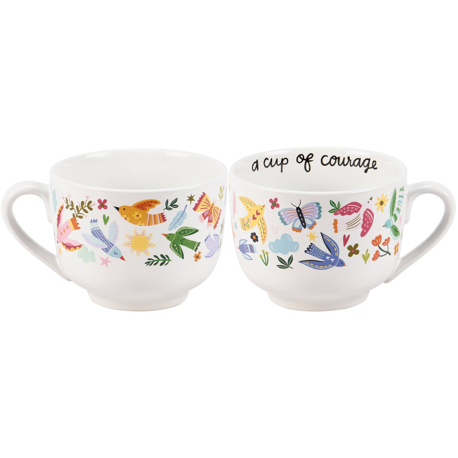 A Cup Of Courage Mug Primitives by Kathy