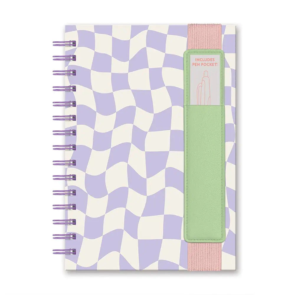 A Mirage of Thoughts Oliver Notebook with Pen Pocket - Just So Happy