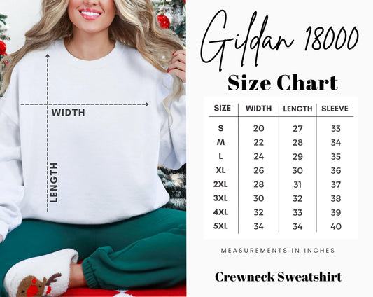 All Booked for Christmas Bookish Sweatshirt - Faux Yarn Printify