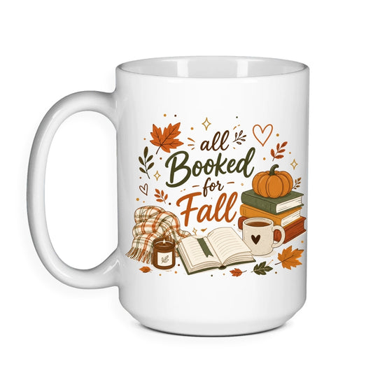 All Booked for Fall Cozy - Halloween Bookish Mug