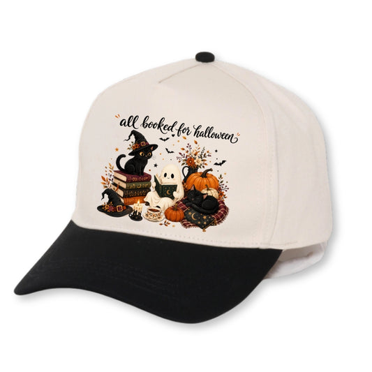 All Booked for Halloween Cozy - Halloween Bookish Hat