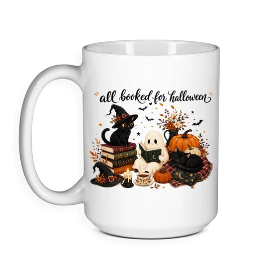 All Booked for Halloween Cozy - Halloween Bookish Mug