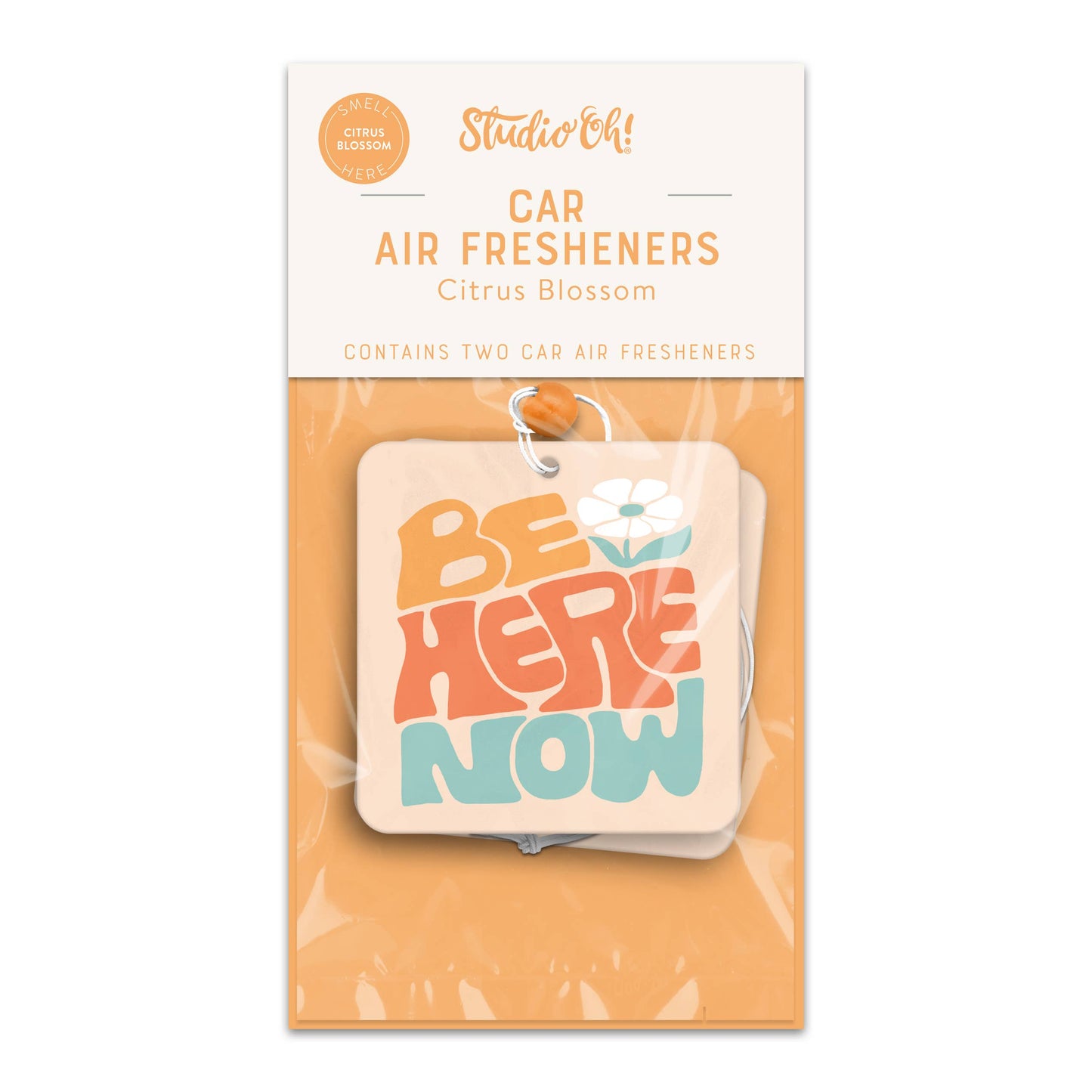 Be Here Now Car Air Freshener Studio Oh!