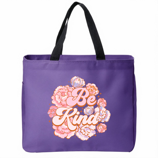 Positivity Floral Tote Bags