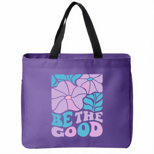 Positivity Floral Tote Bags