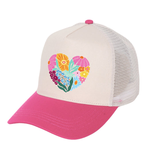 Positivity Floral Hats