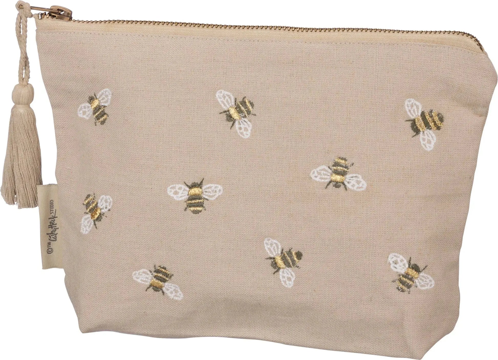 Bee Cosmetic Bag - BeeYouTiful Zipper Pouch