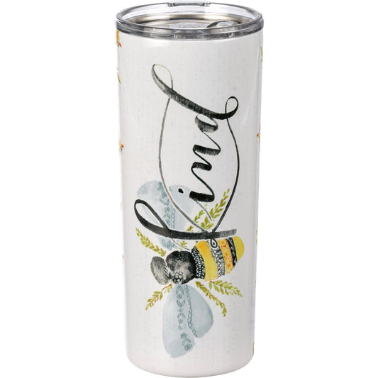 Bee Kind Coffee Tumbler Primitives by Kathy
