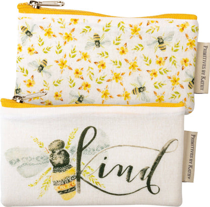Bee Kind Everything Pouch Set Primitives by Kathy