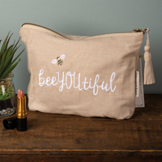 Bee You Tiful Zipper Pouch Primitives by Kathy
