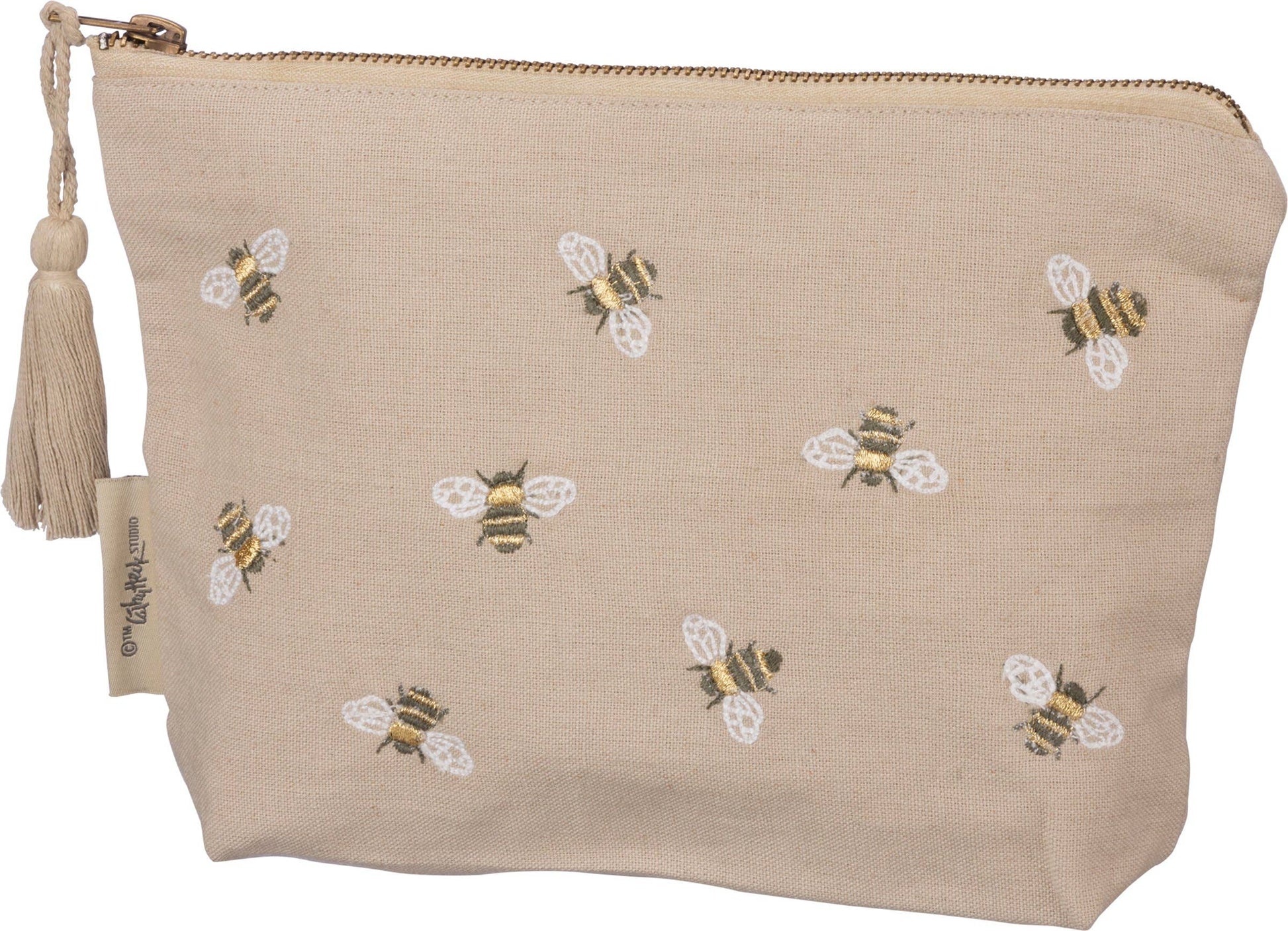 Bee You Tiful Zipper Pouch Primitives by Kathy