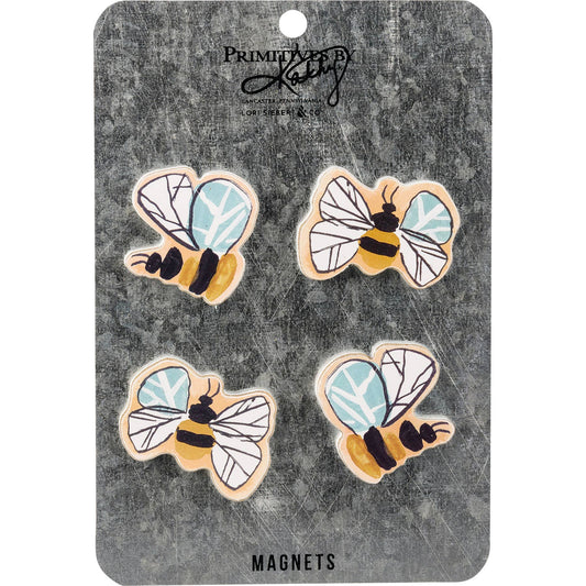 Bees Magnet Set Primitives by Kathy