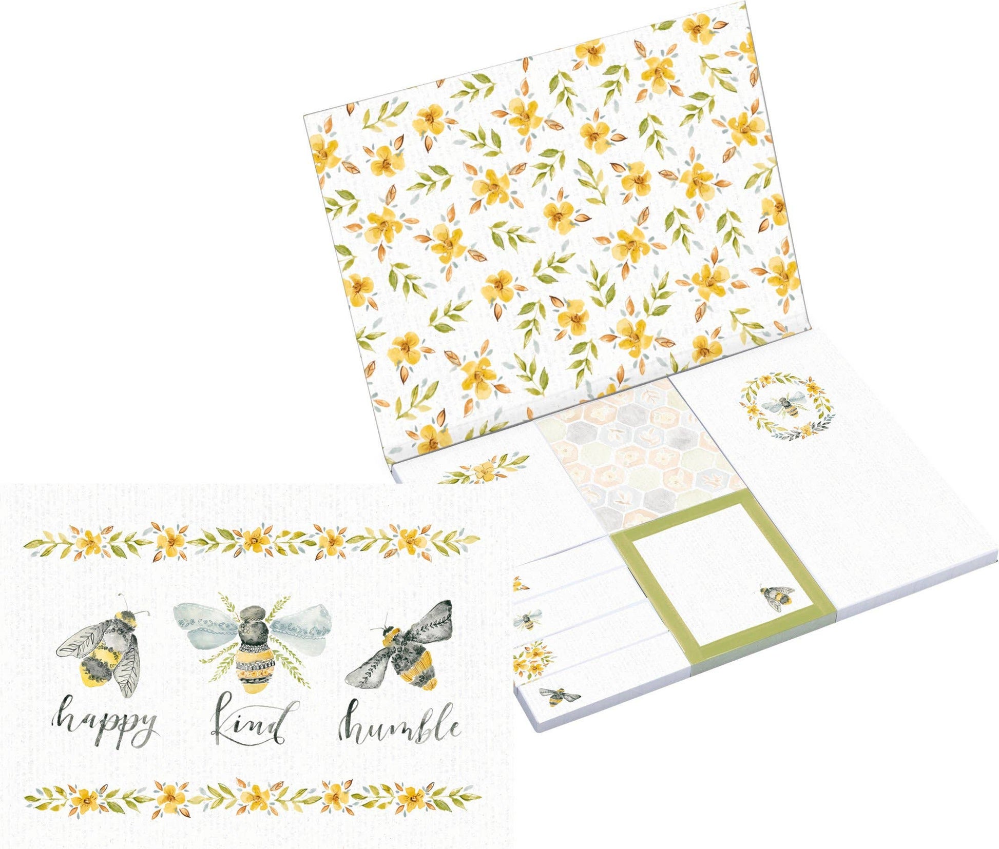 Bees Sticky Notes Primitives by Kathy